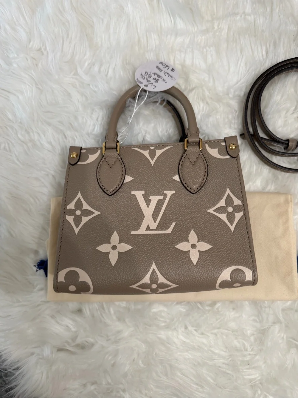 LOUIS VUITTON GIANT FELICIE ON THE GO BB BAG